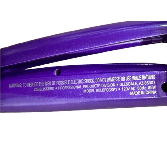 BeLiss Pro Curl Genius Xtreme Professional Curl Machine BELBFCGSP1 Purple Works - Picture 5 of 6